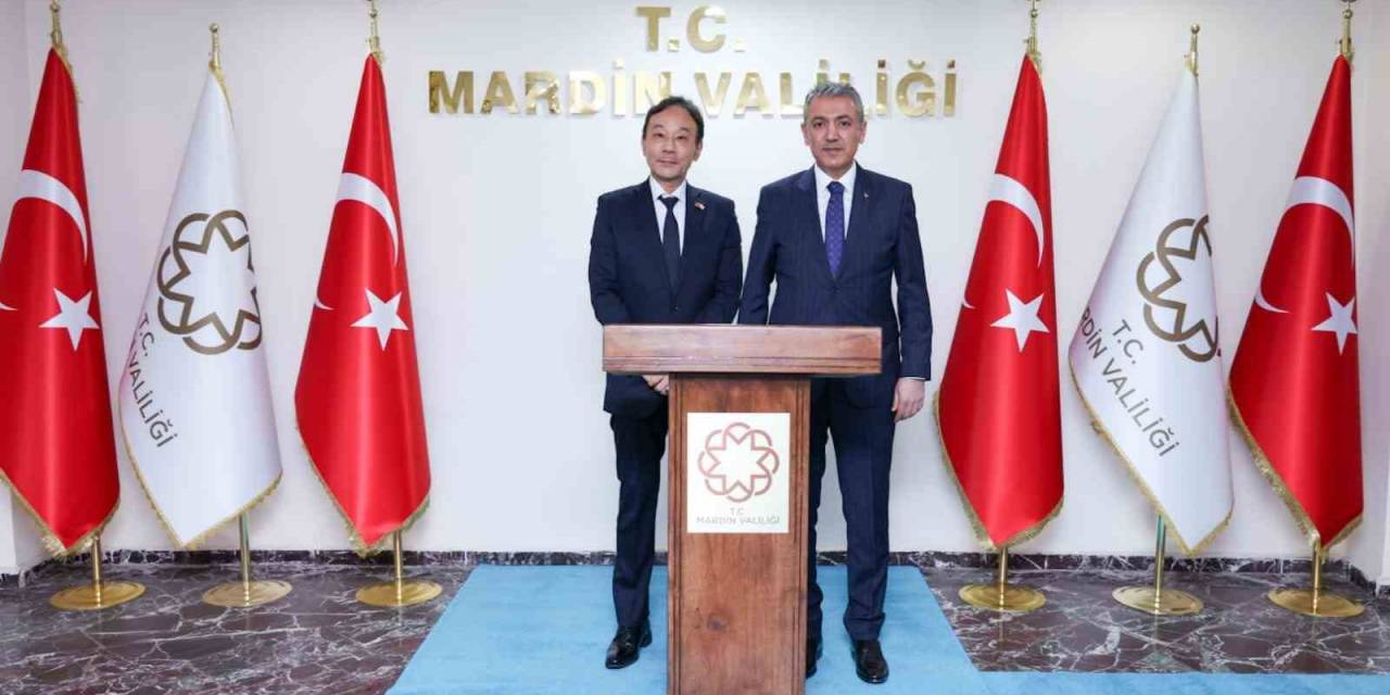 Mardin Valisi, Japonya Büyükelçisi Katsumata Takahiko’yu Kabul Etti