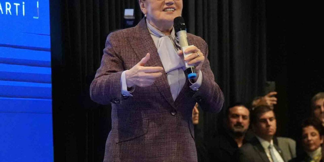 Meral Akşener: “Bebek Katillerinin Övüldüğü Bir Tbmm, ‘Gazi Meclis’ Olamaz"