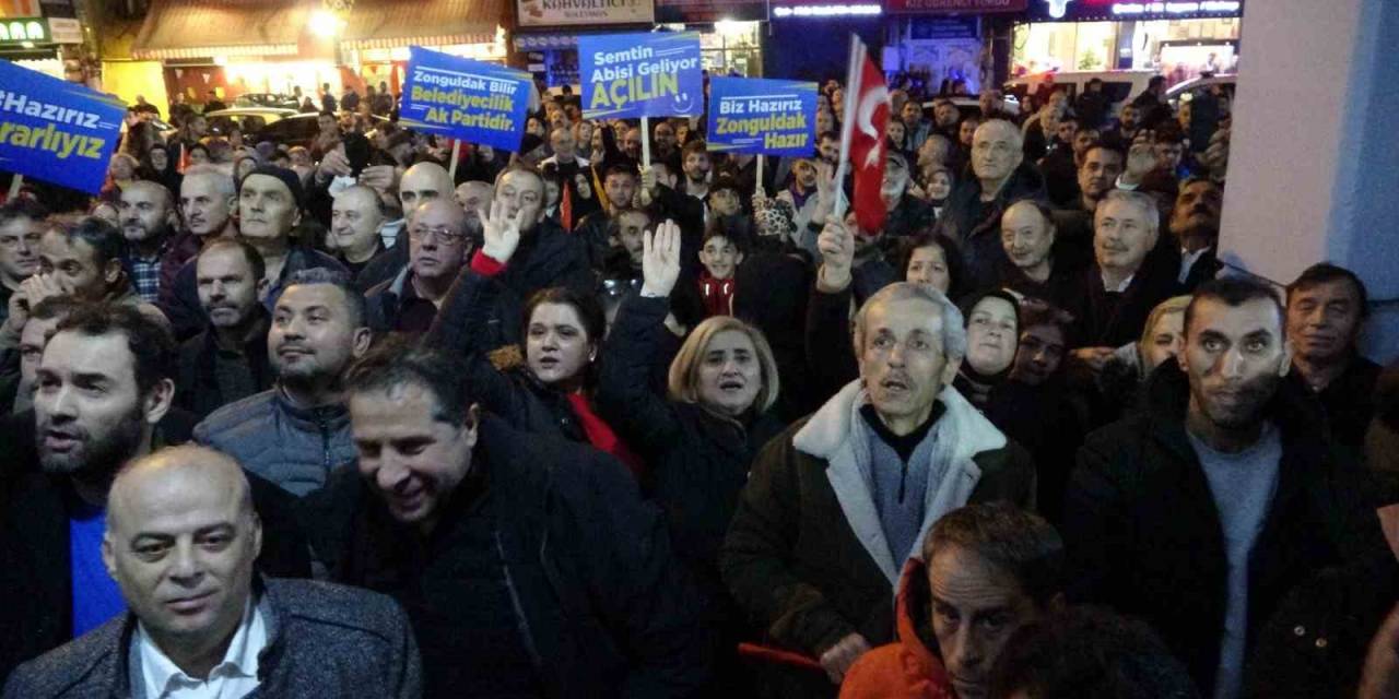 Cumhur İttifakı’nın Adayı Selim Alan’a Coşkulu Karşılama
