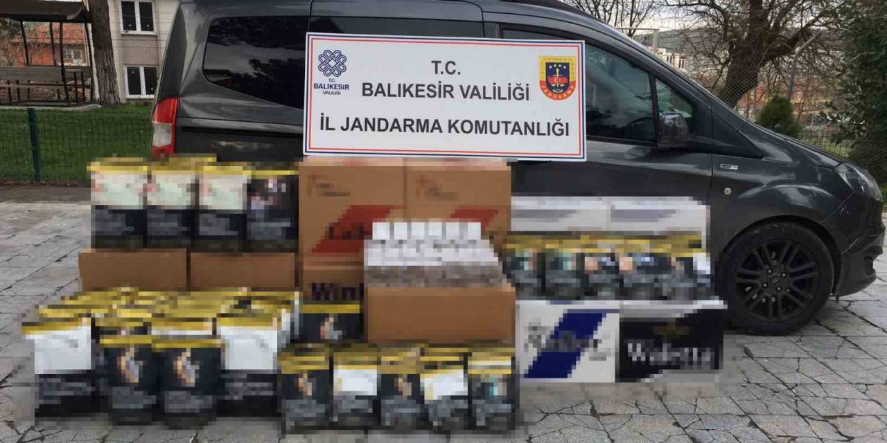 Balıkesir’de Kaçak Tütün Operasyonu: 2 Gözaltı