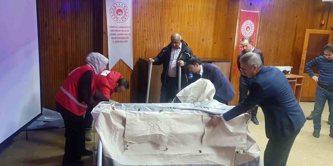 Kızılay’dan Çadır Kurma Eğitimi
