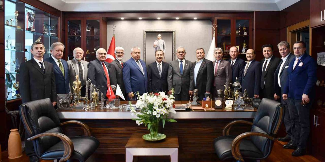 Ahbaplar’dan Tepebaşı Belediye Başkanı Ahmet Ataç’a Ziyaret