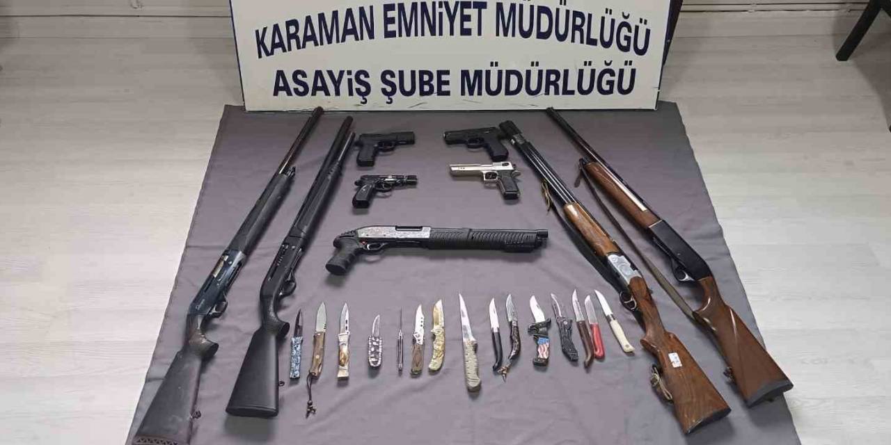 Karaman’da Çeşitli Suçlardan Aranan 12 Kişi Tutuklandı