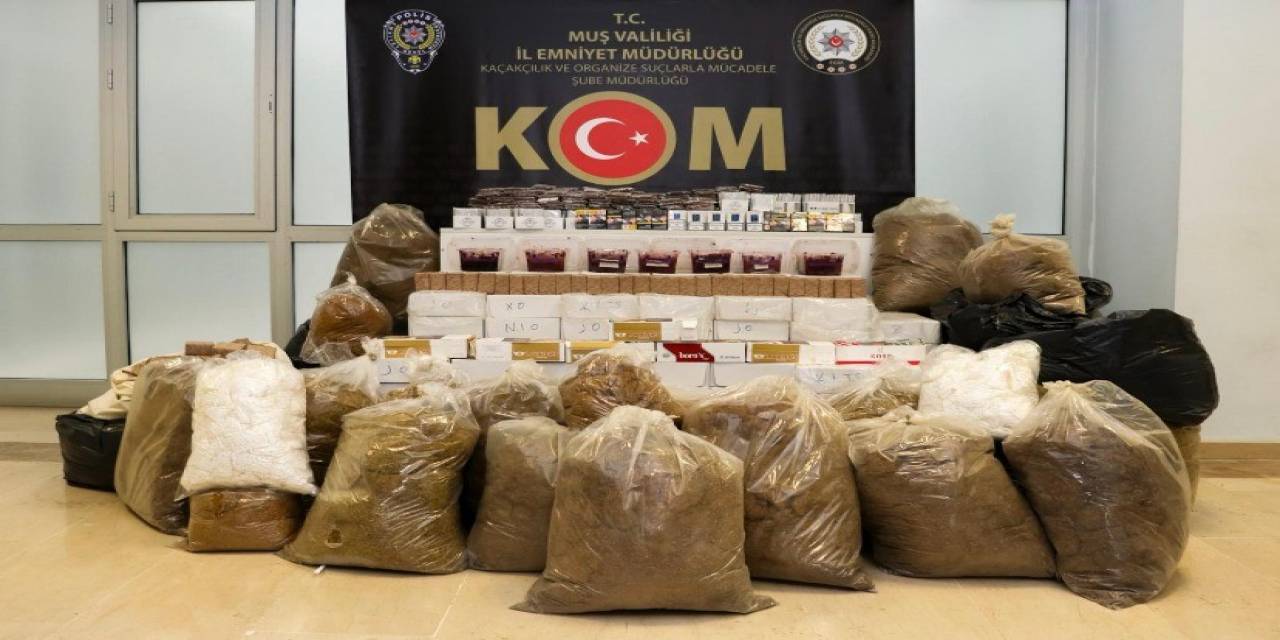 Muş’ta Kaçak Sigara Operasyonu