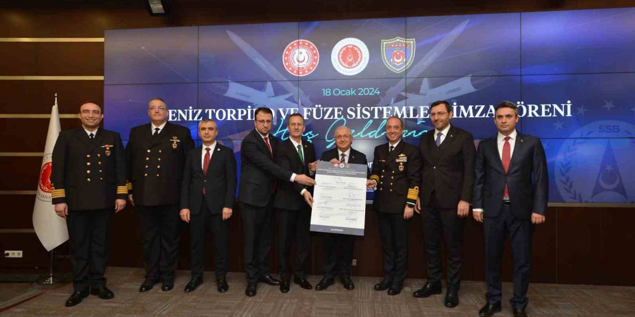 Deniz Torpido Ve Füze Sistemleri İçin İmza Töreni