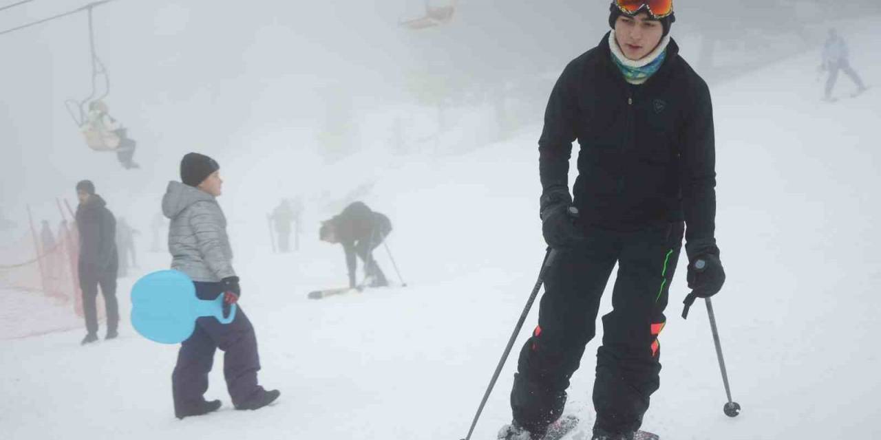 Uludağ Sömestr Tatilinde Doldu Taştı