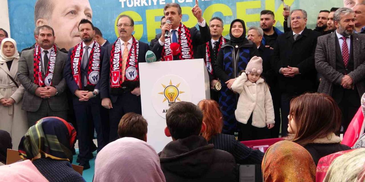 Ak Parti Yozgat Belediye Başkan Adayı Celal Köse‘Ye Coşkulu Karşılama