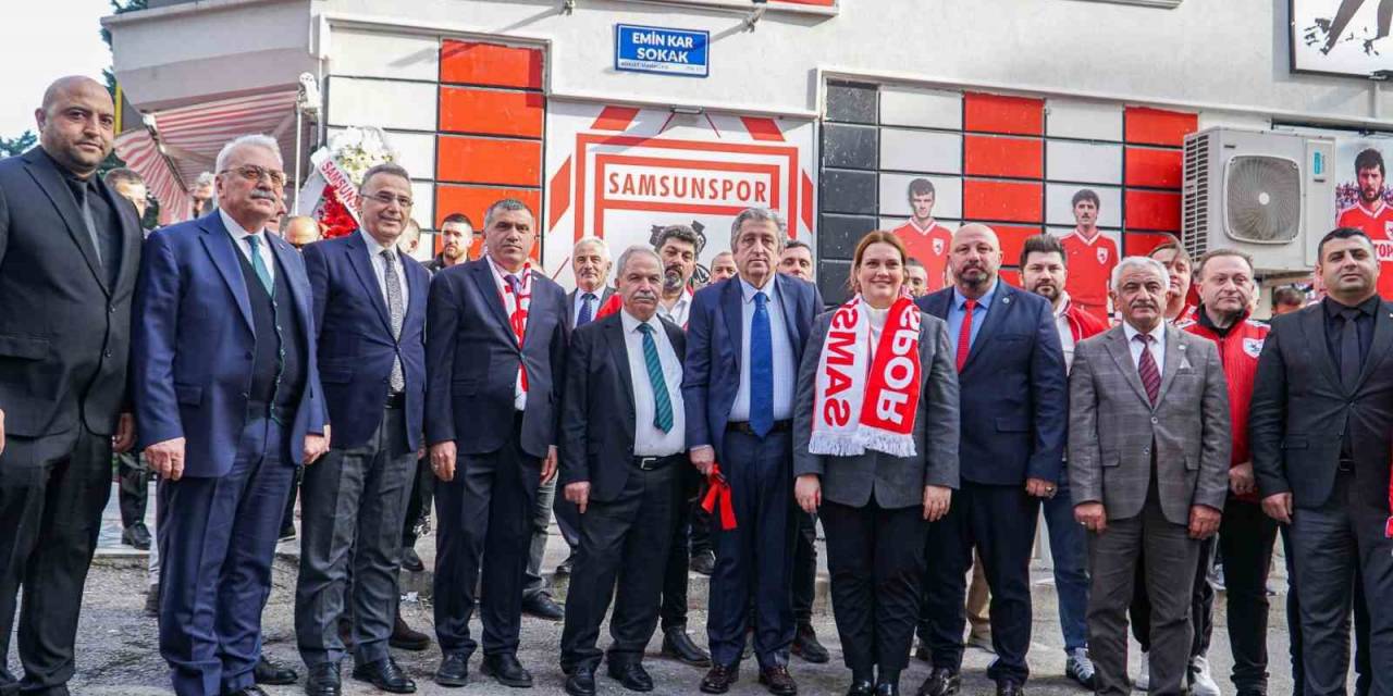 Samsunspor Efsanesi Emin Kar’ın İsmi Sokağa Verildi