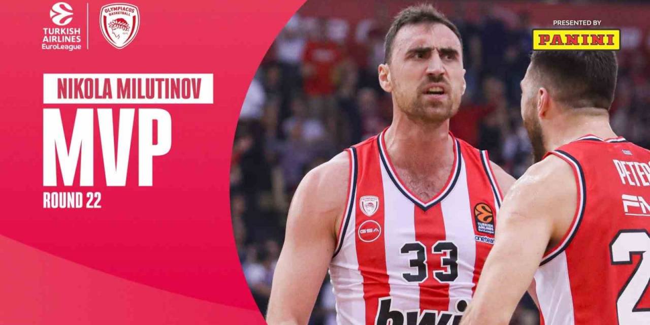 Euroleague’de Haftanın Oyuncusu Nikola Milutinov Oldu