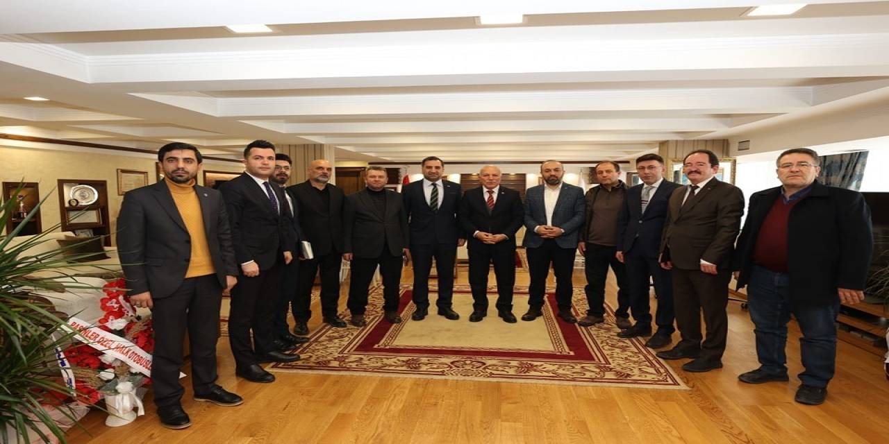 Tded Ve Şehirder’den Başkan Sekmen’e Ziyaret