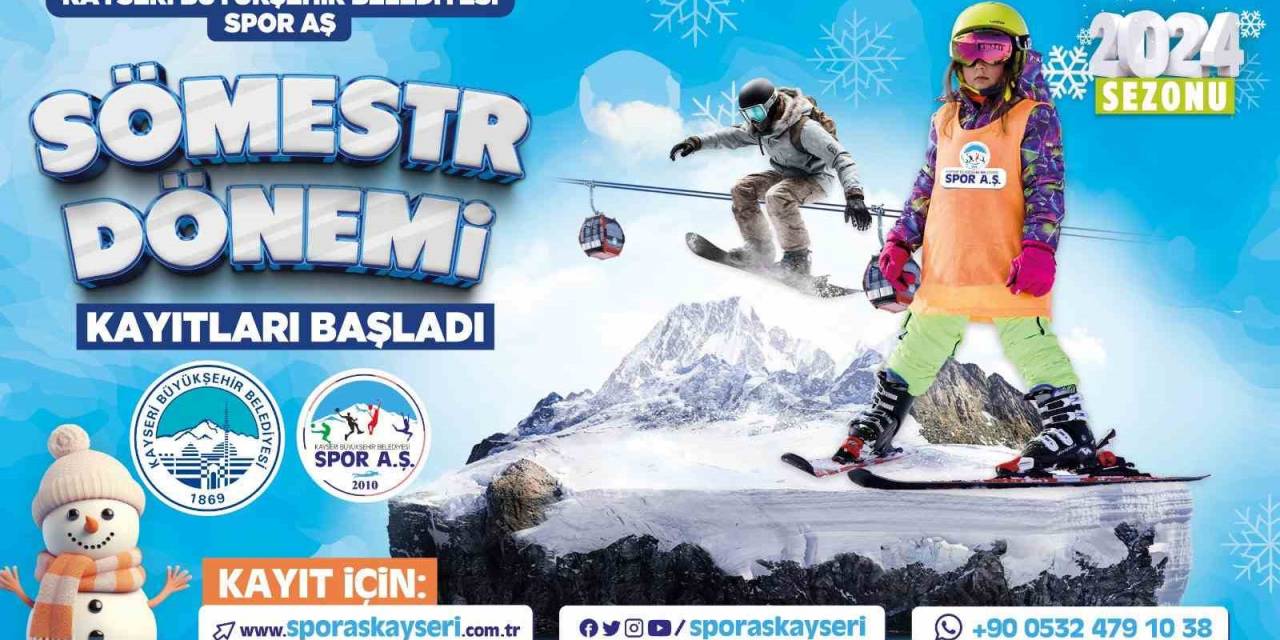 Büyükşehir Spor A.ş.’den Kayak Okulu’nda ‘Sömestr’ Jesti