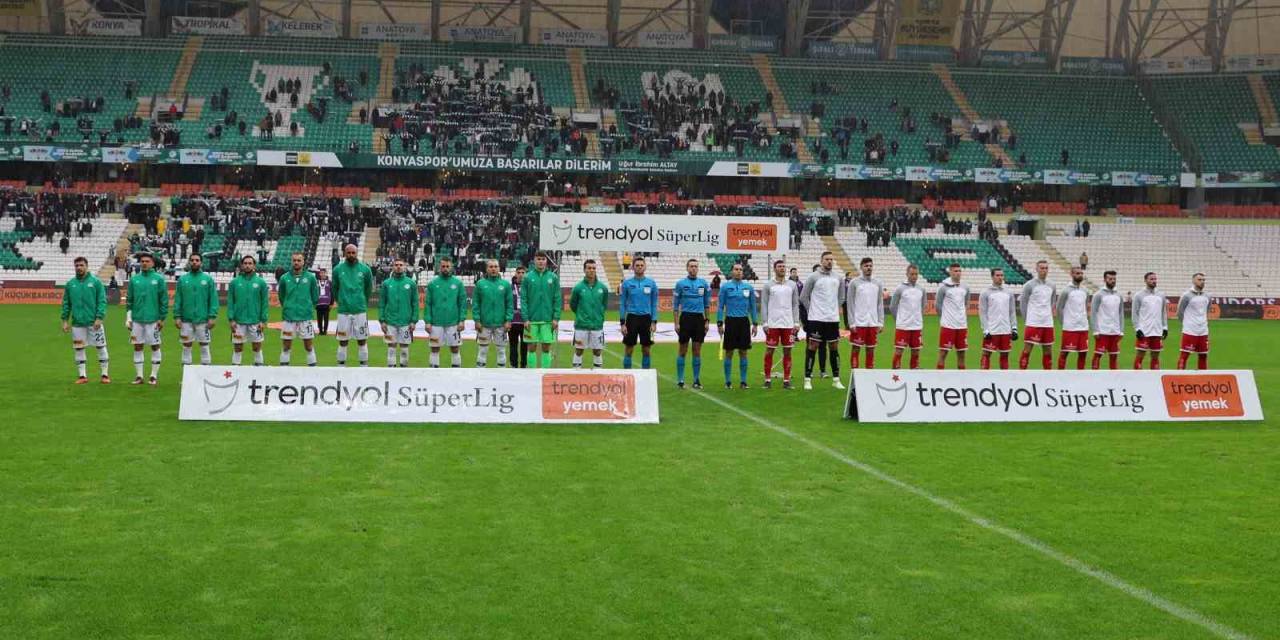 Trendyol Süper Lig: Konyaspor: 1 - Antalyaspor: 0 (İlk Yarı)