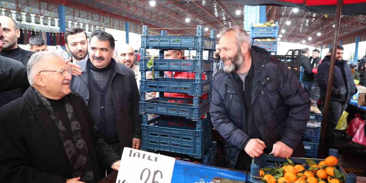 Başkan Büyükkılıç, İldem Pazarı Esnafı İle Buluştu