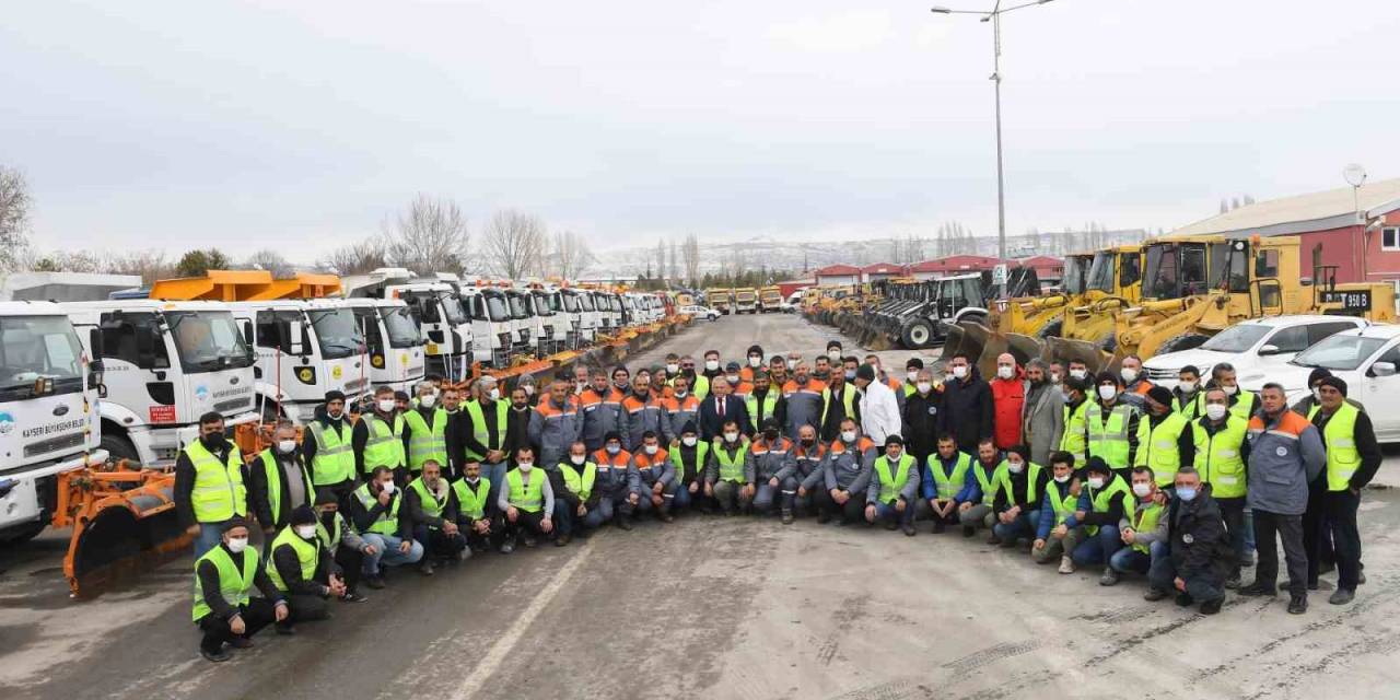 Kayseri Büyükşehir, Karla Mücadele İçin Teyakkuzda