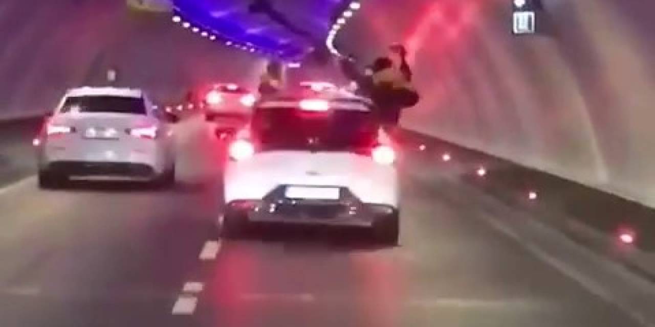 Avrasya Tüneli’nde Tehlikeli Yolculuk Kamerada