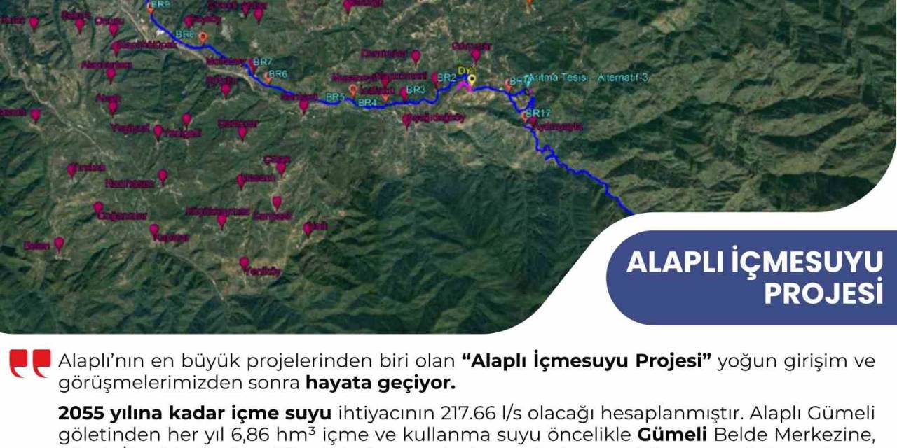 Alaplı’da  30 Yıllık İçme Suyu Sona Gelindi