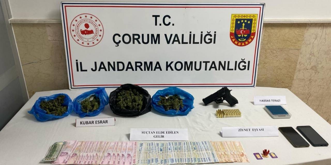 Çorum’da Uyuşturucu Operasyonu