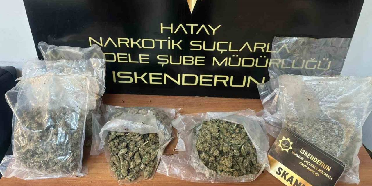 Hatay’da 9 Kilo 300 Gram Skank Ele Geçirildi