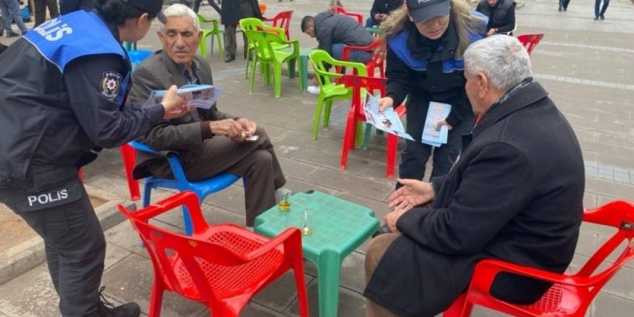 Mardin’de Dolandırıcılara Karşı Broşür Dağıtıldı