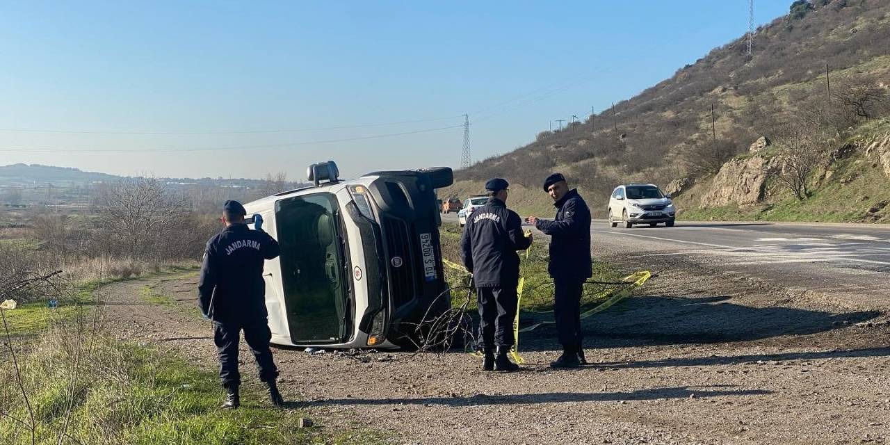 Balıkesir’de Trafik Kazası; 1 Ölü 8 Yaralı