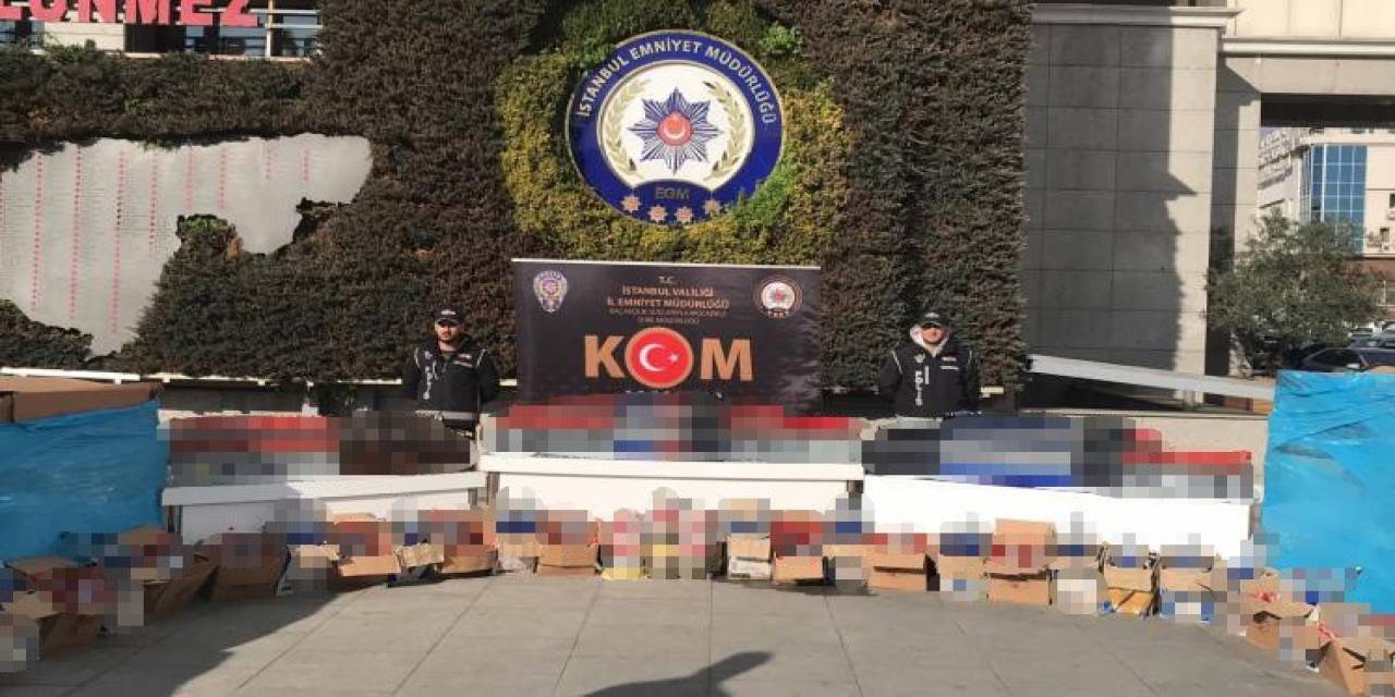 İstanbul’da Sahte İçki Operasyonu: 10 Bin 966 Şişe Sahte İçki Ele Geçirildi