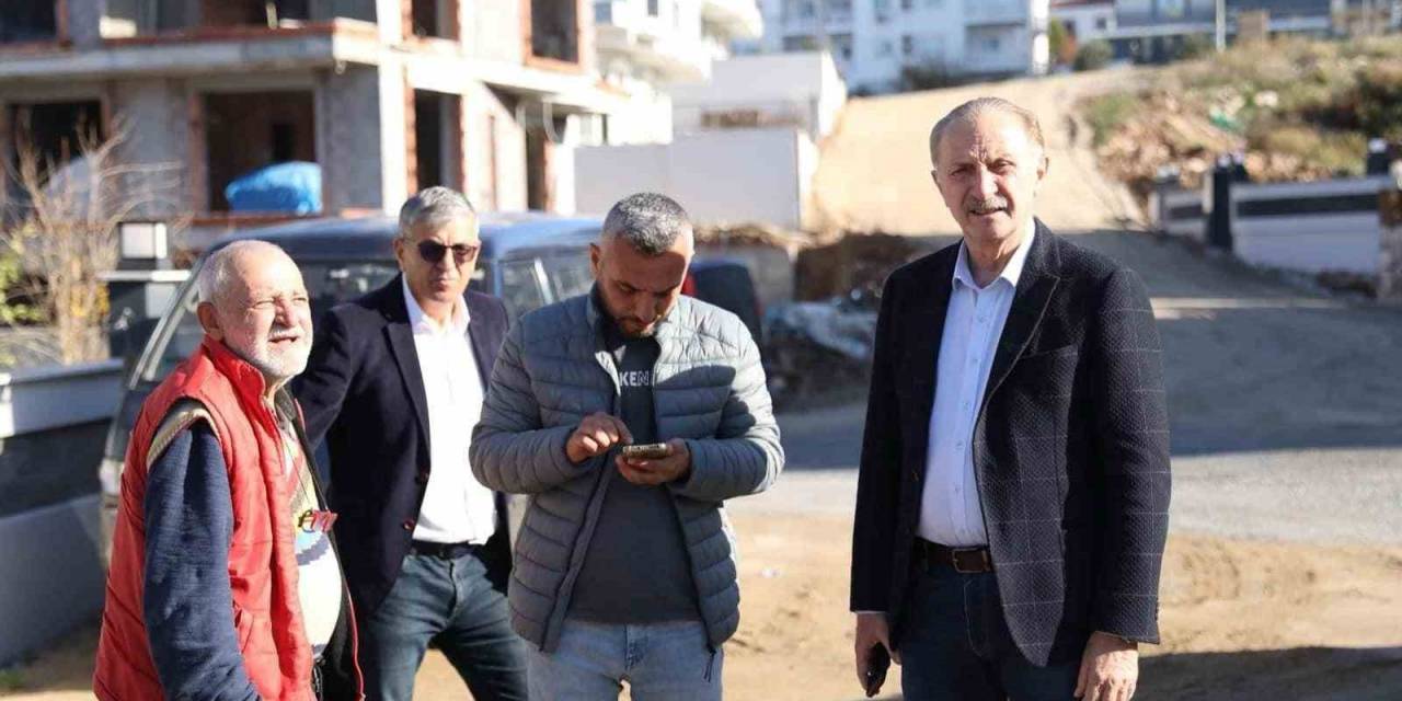 Başkan Atabay Çalışmaları Yerinde Denetledi