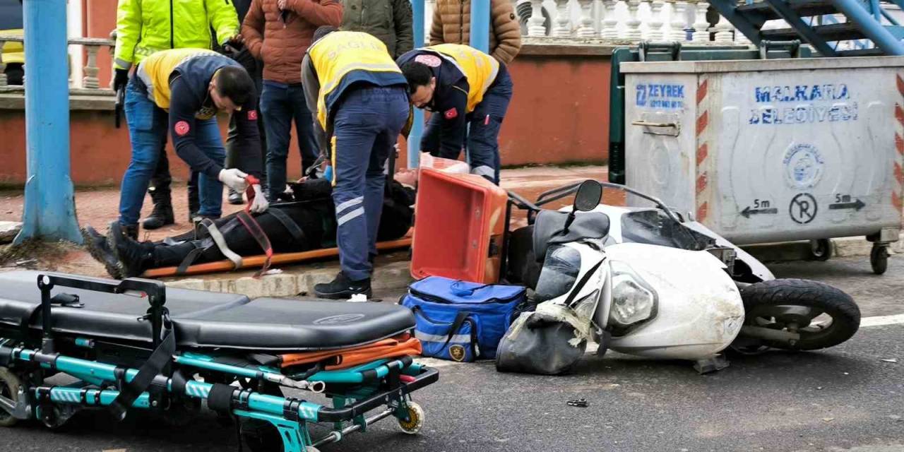 Tekirdağ’da Motosiklet İle Kamyonet Çarpıştı: 1 Yaralı