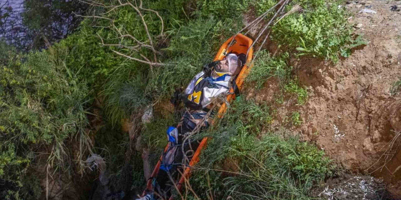 Antalya’da Falezlerdeki Manzara Keyfi Hastanede Bitti