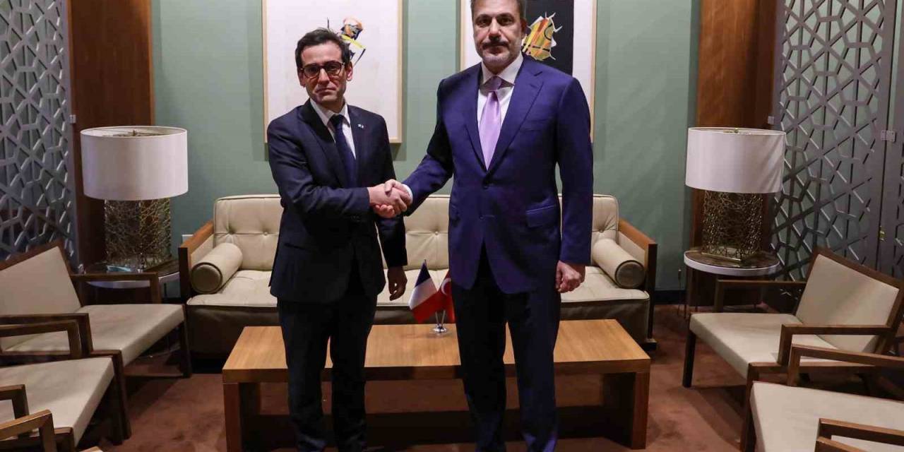 Dışişleri Bakanı Fidan, Bm Genel Sekreteri Antonio Guterres Ve Fransa Dışişleri Bakanı Stéphane Séjourné İle Görüştü