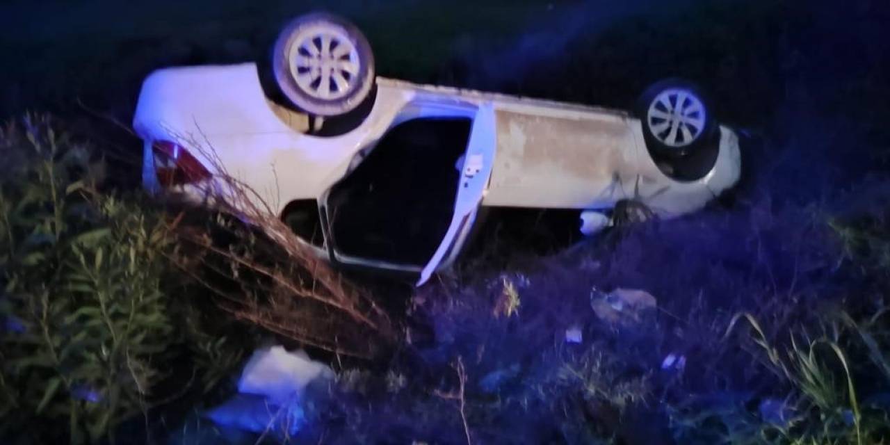 Hatay’da Otomobil Devrildi: 1 Yaralı