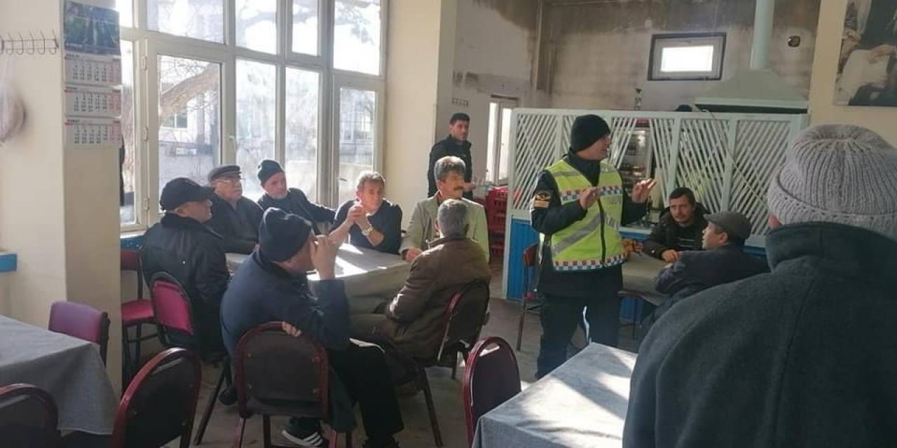 Köy Sakinlerine Güvenlik Trafik Konusunda Eğitim Verildi