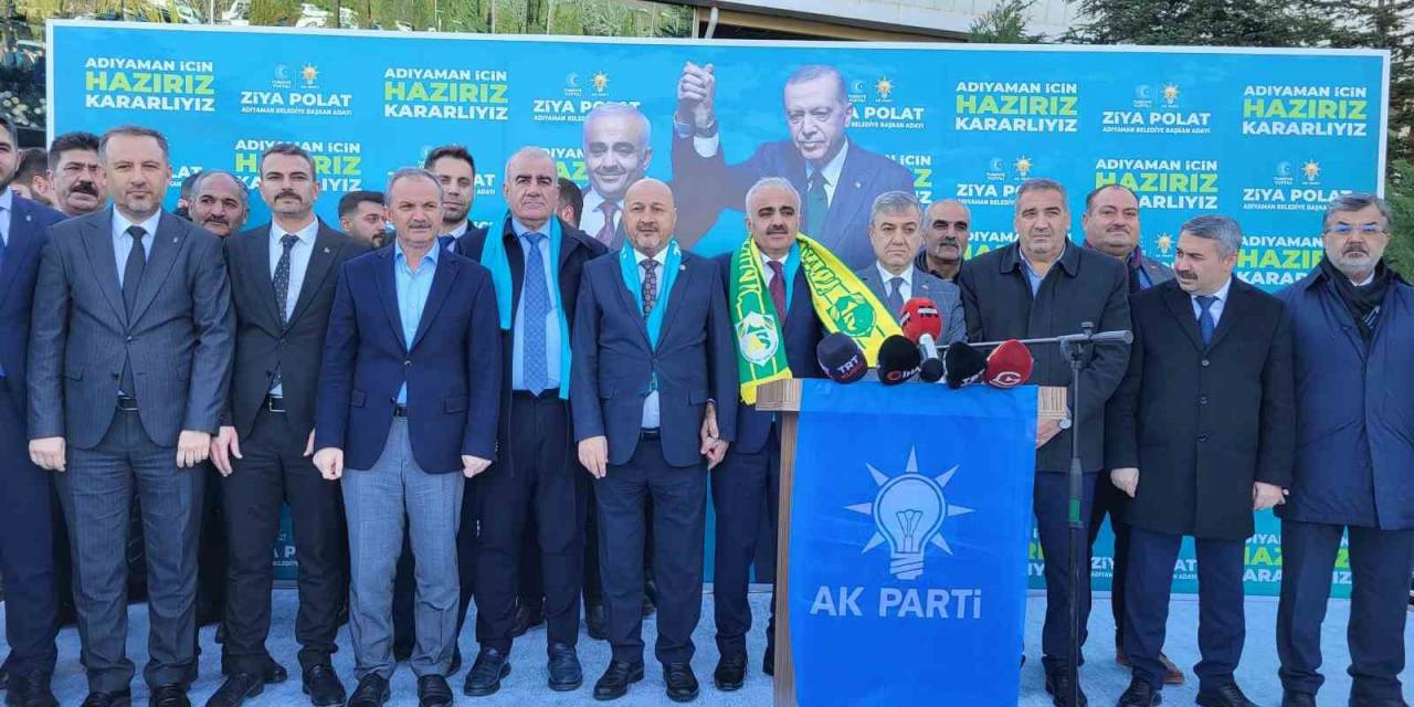 Cumhur İttifakı Ve Ak Parti Adayı Ziya Polat’a Coşkulu Karşılama