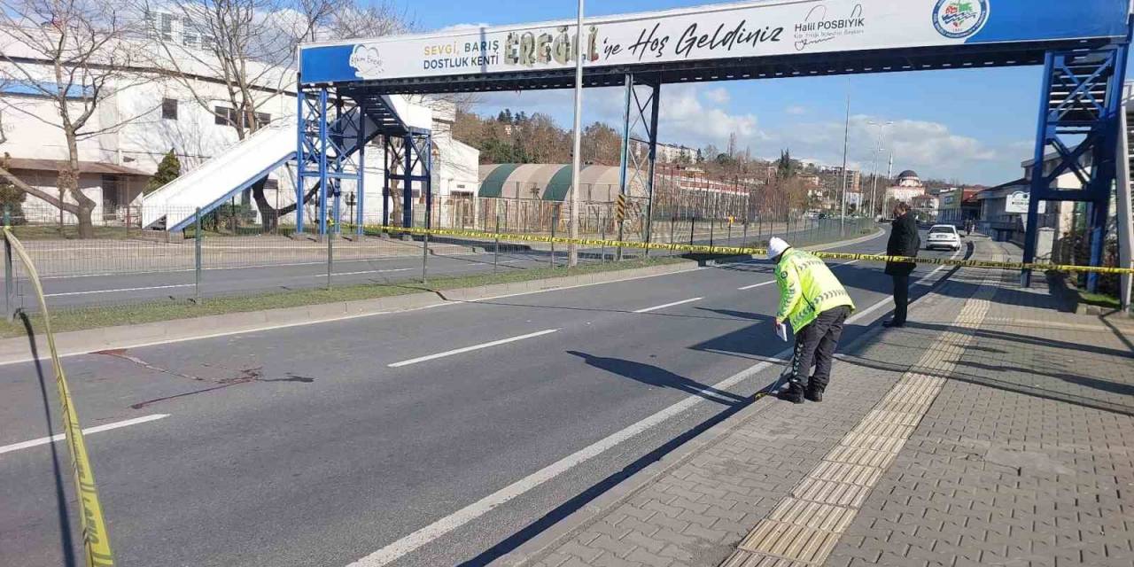 Üst Geçidi Kullanmayınca Canından Oldu
