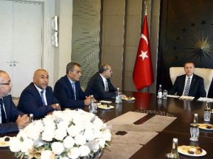 Cumhurbaşkanı Erdoğan, Knesset Üyesi Arap Milletvekillerini Kabul Etti