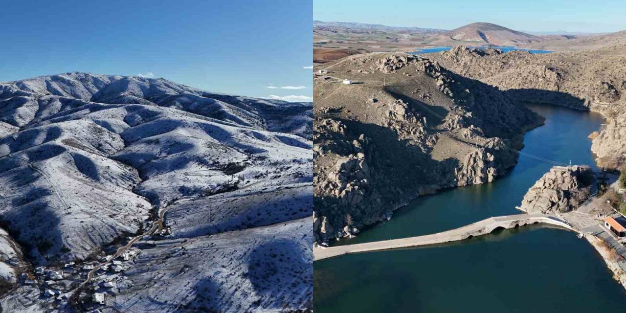 İki Fotoğraf Da Aynı Gün Çekildi: Bir Tarafta Kuraklık, Diğer Tarafta Kar