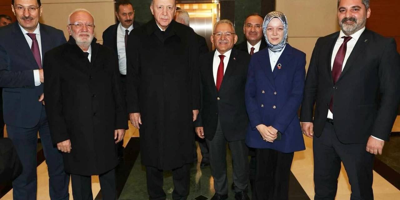 Başkan Büyükkılıç, Cumhurbaşkanı Erdoğan İle Görüştü