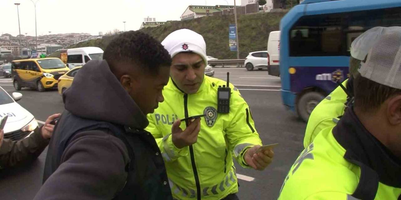 Maltepe’de Emniyet Şerit İhlali Yapan Pendiksporlu Kappel Denetime Takıldı