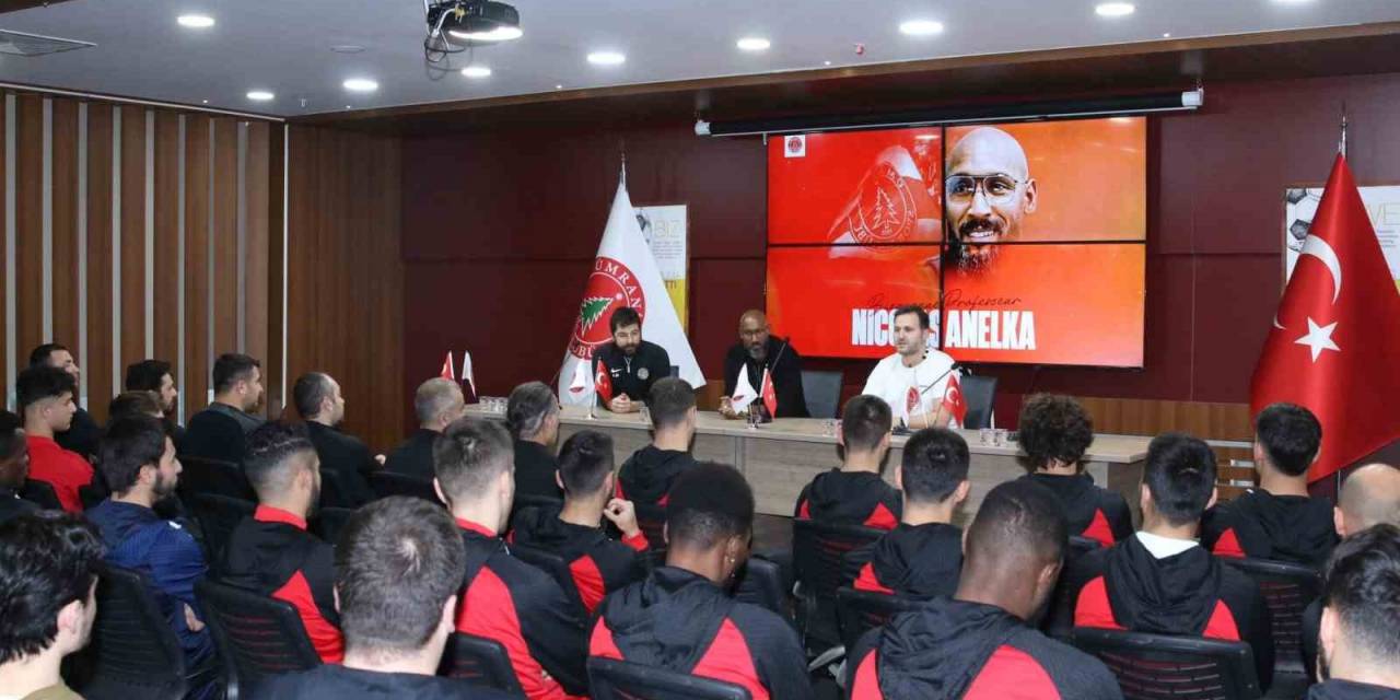 Anelka, Ümraniyespor Teknik Heyeti Ve Futbolcularla Buluştu