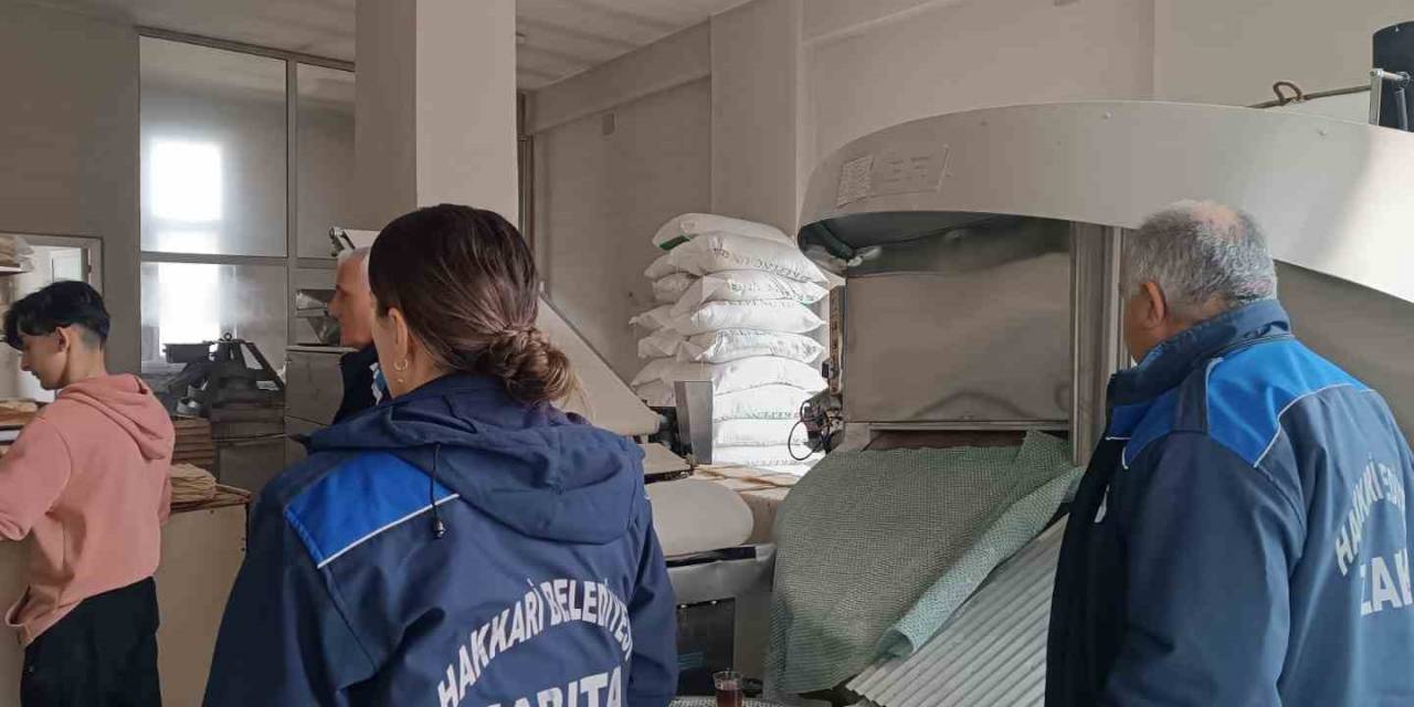 Hakkari Fırınlar Titizlikle Denetlendi