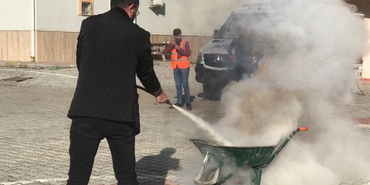 Gazipaşa’da Yangın Tatbikatı