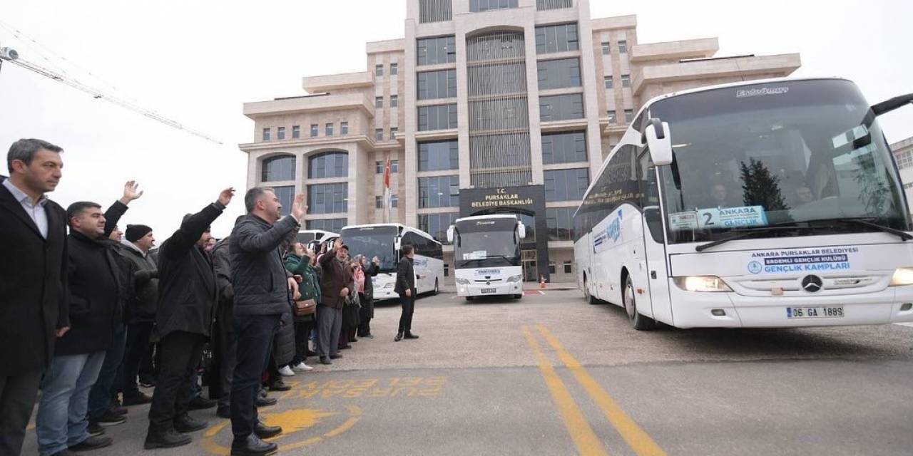 Pursaklar’ın Genç Kampçıları Çanakkale Yolcusu