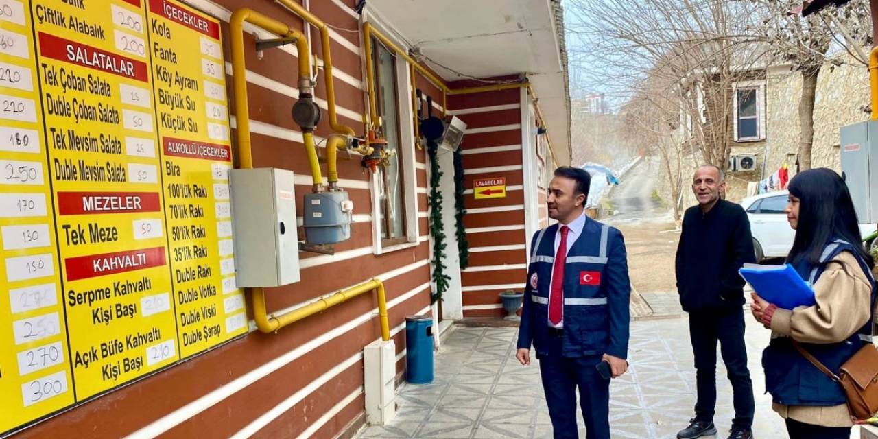 Tunceli’de Fiyat Tabelası Denetimi