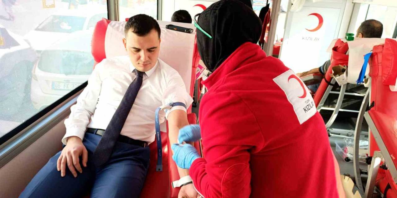 Kaymakam Zor’dan Kan Bağışına Destek