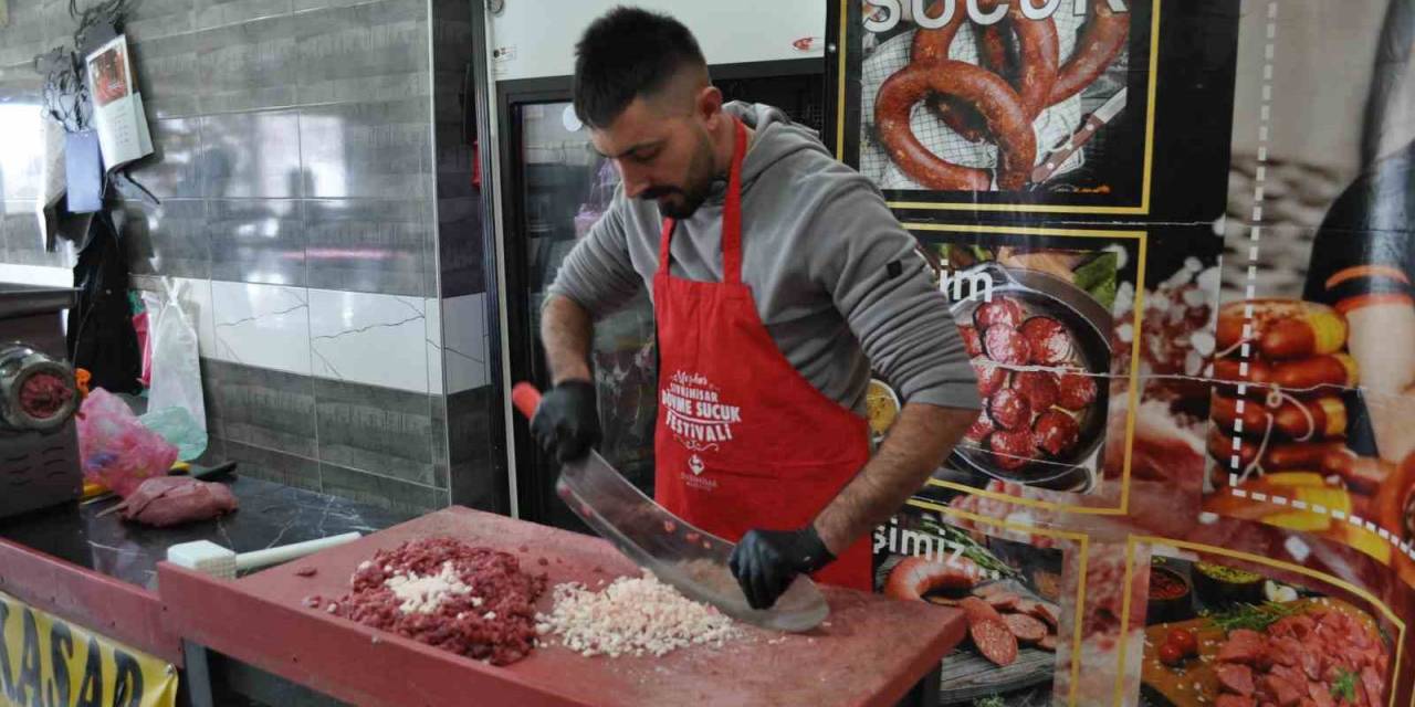Festival İçin Coğrafi Tescilli 8 Ton Dövme Sucuk Dağıtılacak