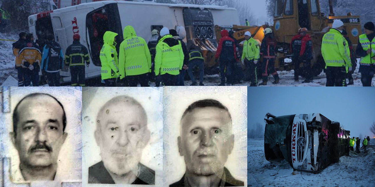 Otobüs Kazasında Ölü Ve Yaralıların Kimlikleri Belli Oldu