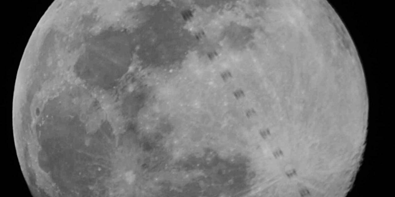 Dondurucu Soğukta Saatlerce Bekledi, Gezeravcı’nın Dolunay Önünden Geçişini Fotoğrafladı