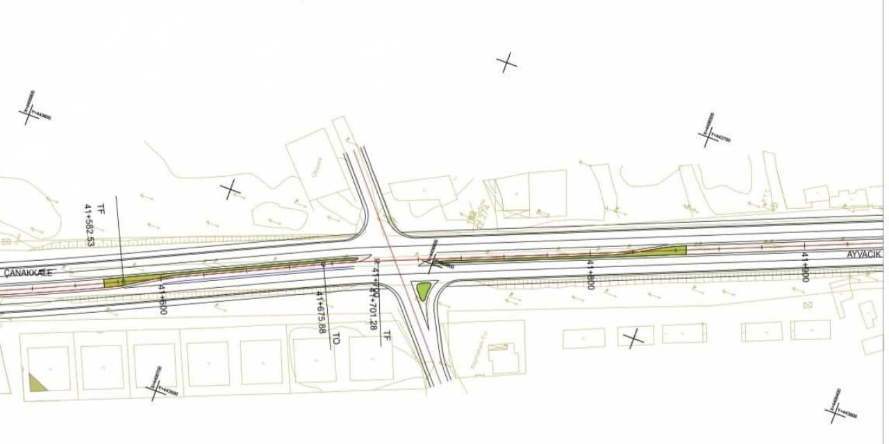 Ezine’de Kocahendek-akköy Yolu Kavşak Bağlantı Yolu Çalışmaları Başlıyor