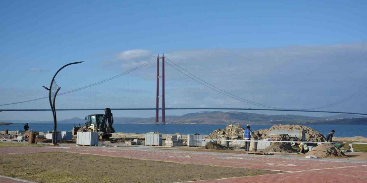 Lapseki’de Alt Ve Üst Yapı Çalışmaları Devam Ediyor