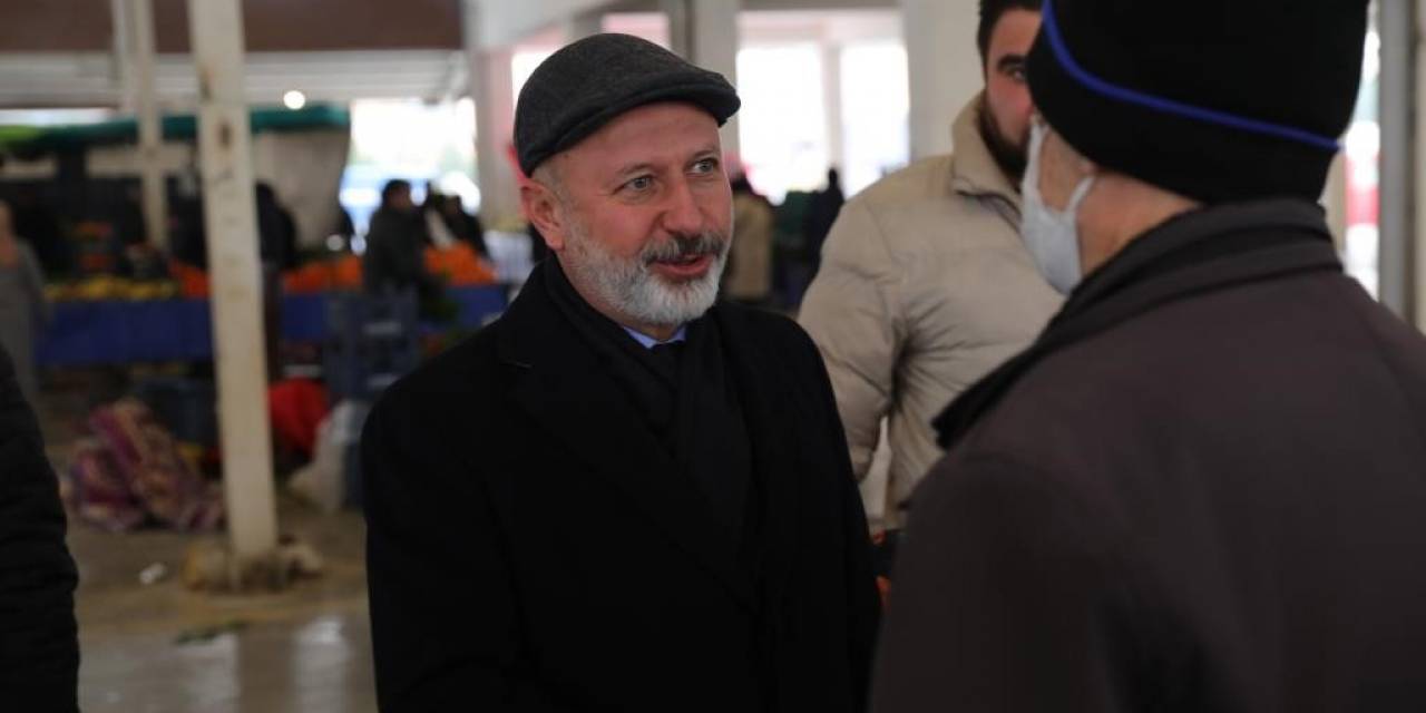 Başkan Çolakbayrakdar, Pazarcı Esnafını Ziyaret Etti