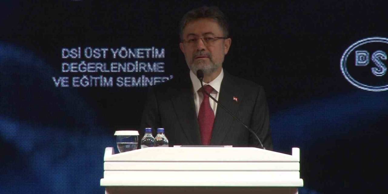 Bakan Yumaklı, “Tarım, Sanayi Ve Enerji Sektörlerinin Sürdürülebilirliği İçin Suya İhtiyaç Var"